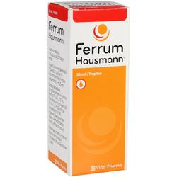 Eine Packung Ferrum Hausmann Tropfen, 30 ml.